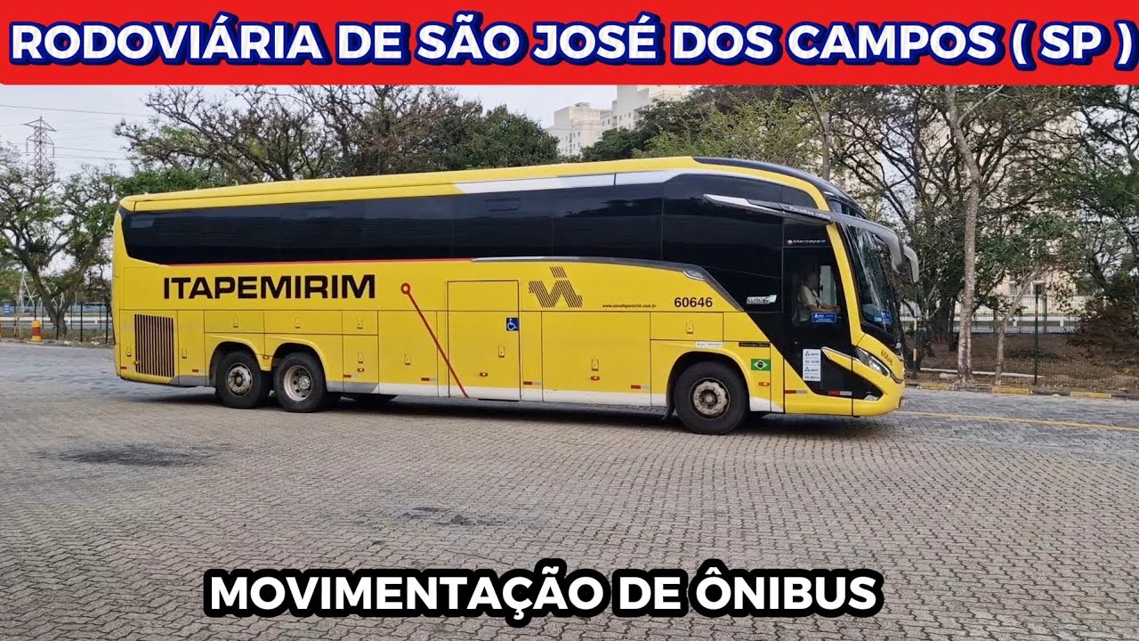 VÁRIOS ÔNIBUS BONITOS ! MOVIMENTO DE ÔNIBUS NO TERMINAL RODOVIÁRIO DE SÃO JOSÉ DOS CAMPOS ( SP )