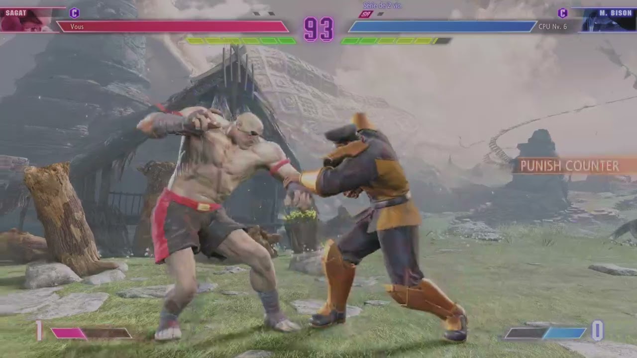 Street Fighter 6 Sagat vs Bison
