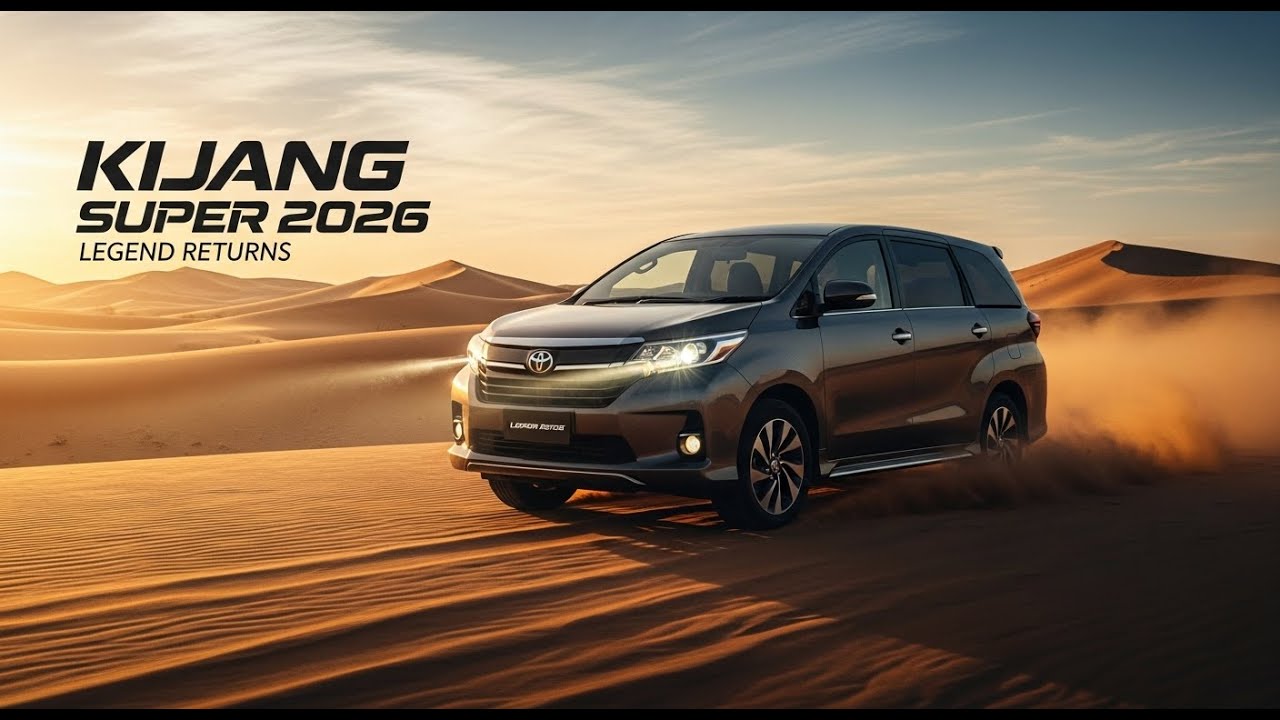 Toyota Kijang Super 2026 – Legendary MPV Arrives with a Futuristic Look & Advanced Features!