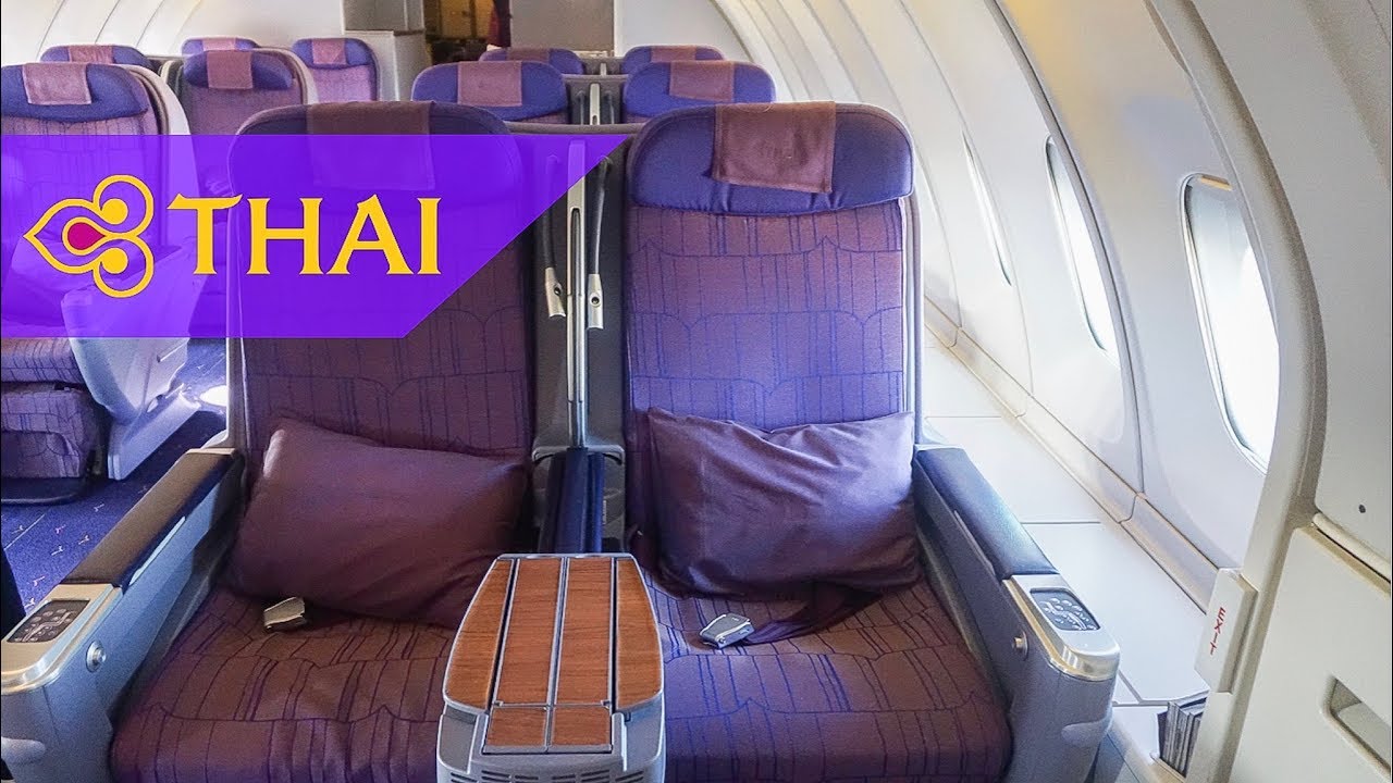 THAI Airways 747 Upper Deck Business Class | Bangkok to Phuket