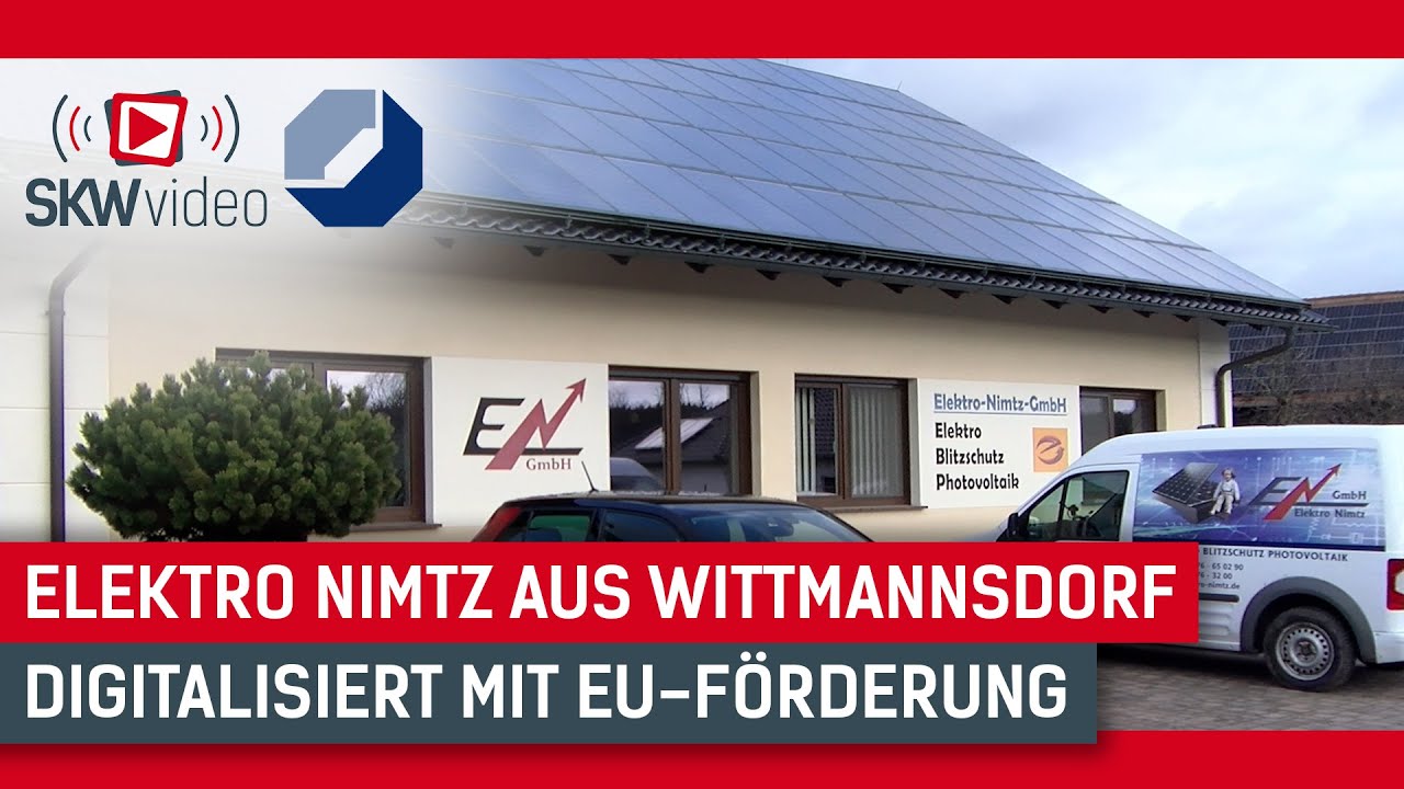 Elektro Nimtz aus Südbrandenburg digitalisiert mit JTF-EU-Förderung