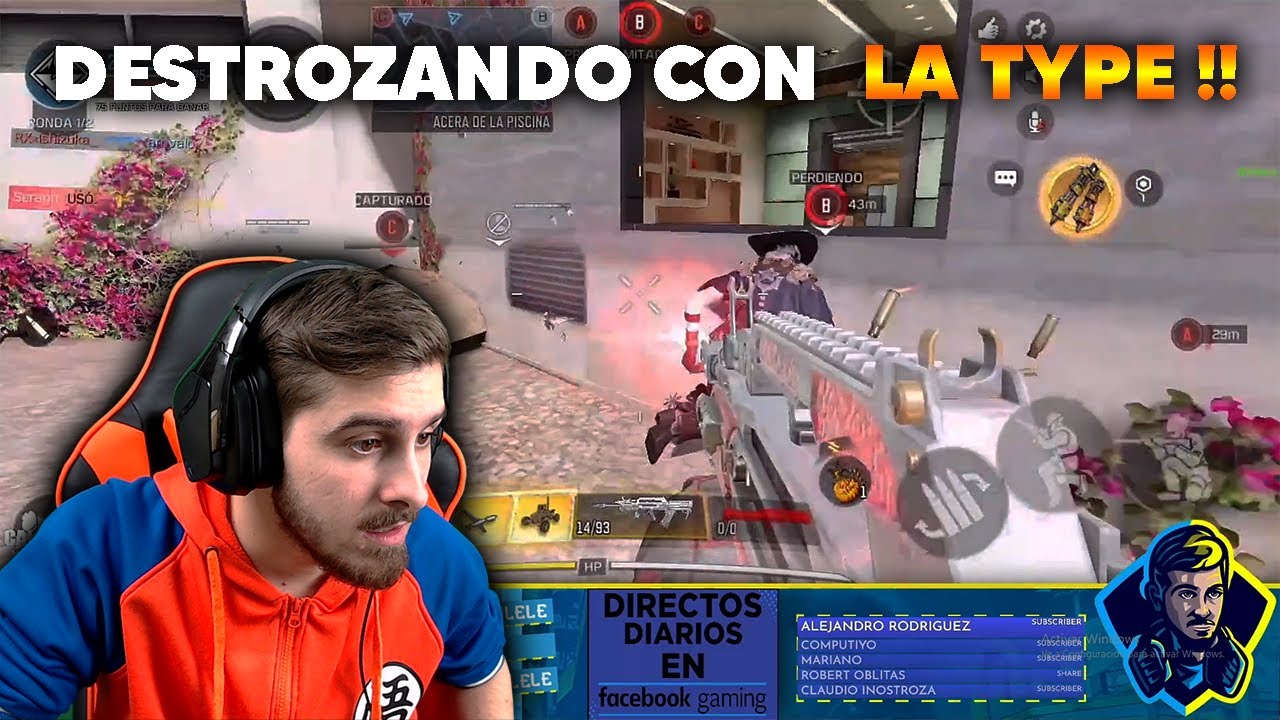DESTROZANDO CON LA TYPE 25 BLOODY VENGANCE ! COD MOBILE