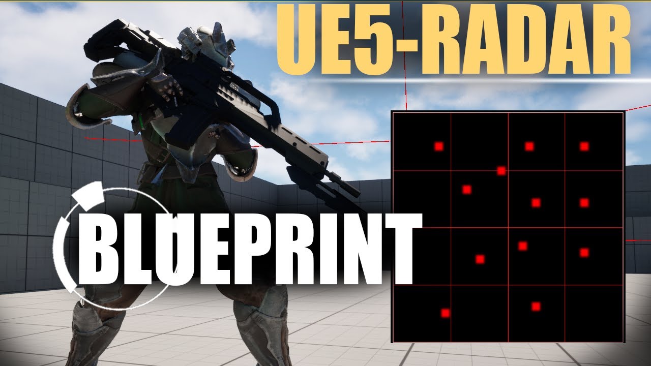 UE5 Radar Blueprint In 7 MINUTES!