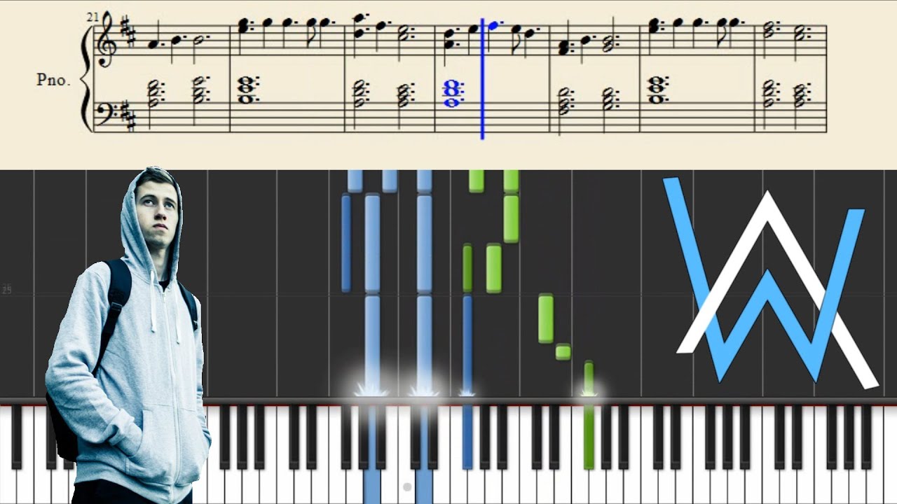 Alan Walker - Force - Piano Tutorial + Sheets