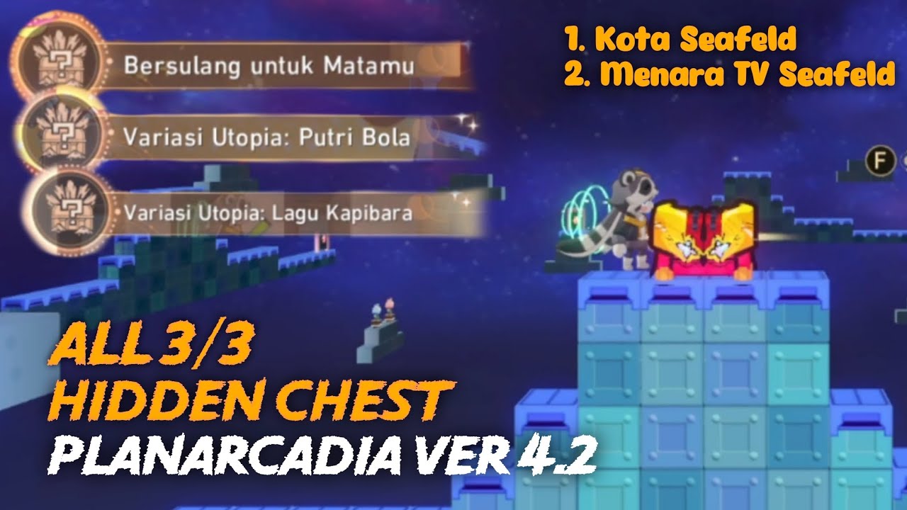 All 3/3 Hidden Chest Planarcadia | Variasi Utopia &bull; Hidden Achievement Honkai Star Rail 4.2
