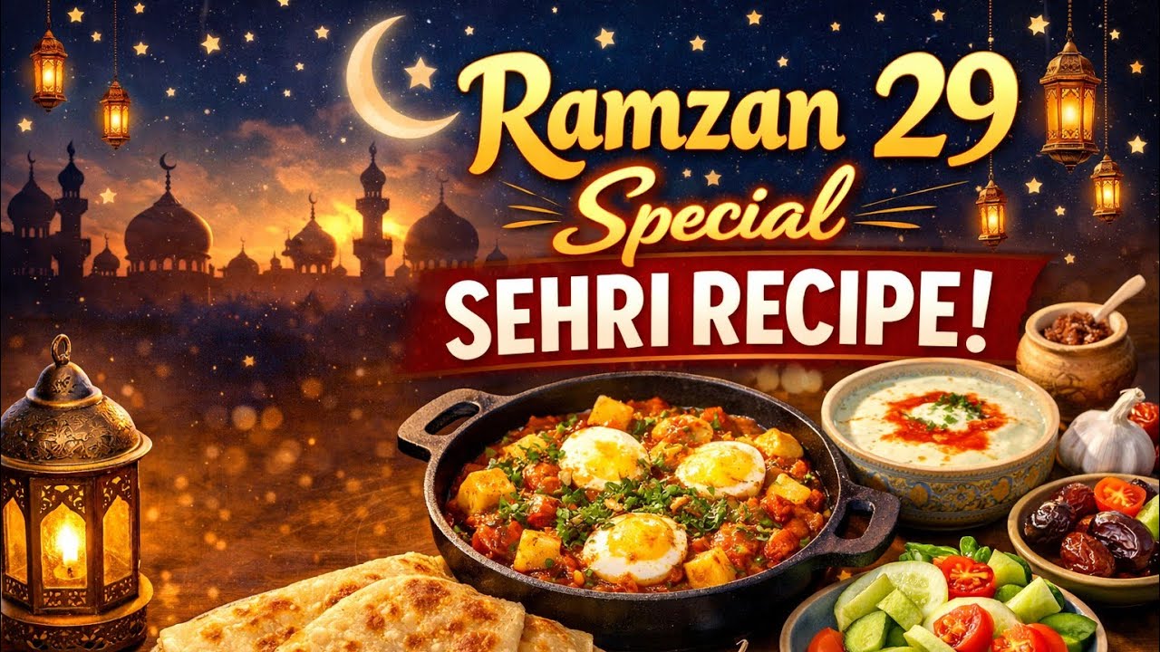 Ramzan special 29 sehri recipe👍 The spice route is live
