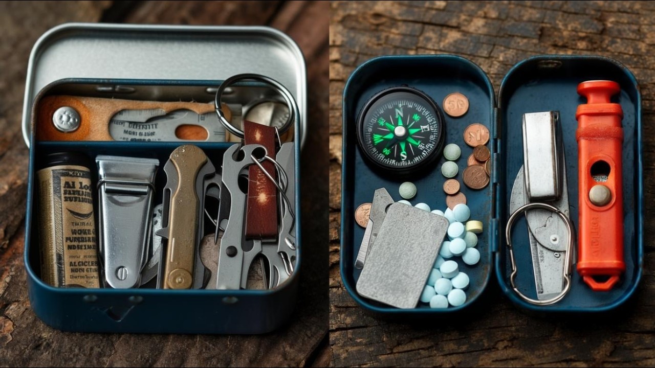 В одну жестяную коробку из-под конфет Altoids помещается 15 инструментов для выживания (стоимость...