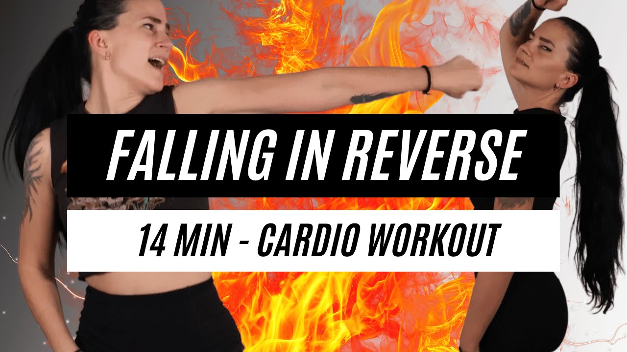 14 MIN METAL CARDIO WORKOUT with FALLING IN REVERSE - No Equipment - Just Moving🔥