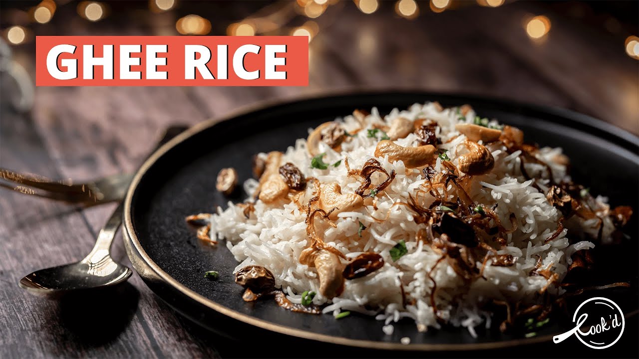 Ghee Rice Recipe | Pressure Cooker Ghee Rice | How to make Ghee Rice | Rice Recipes