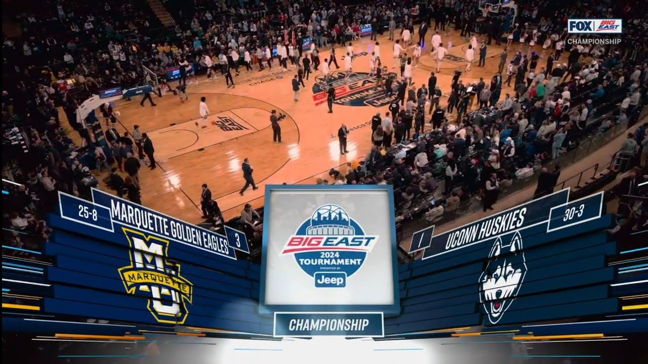 FOX College Hoops intro | 10 Marquette vs 2 UConn | 3/16/2024