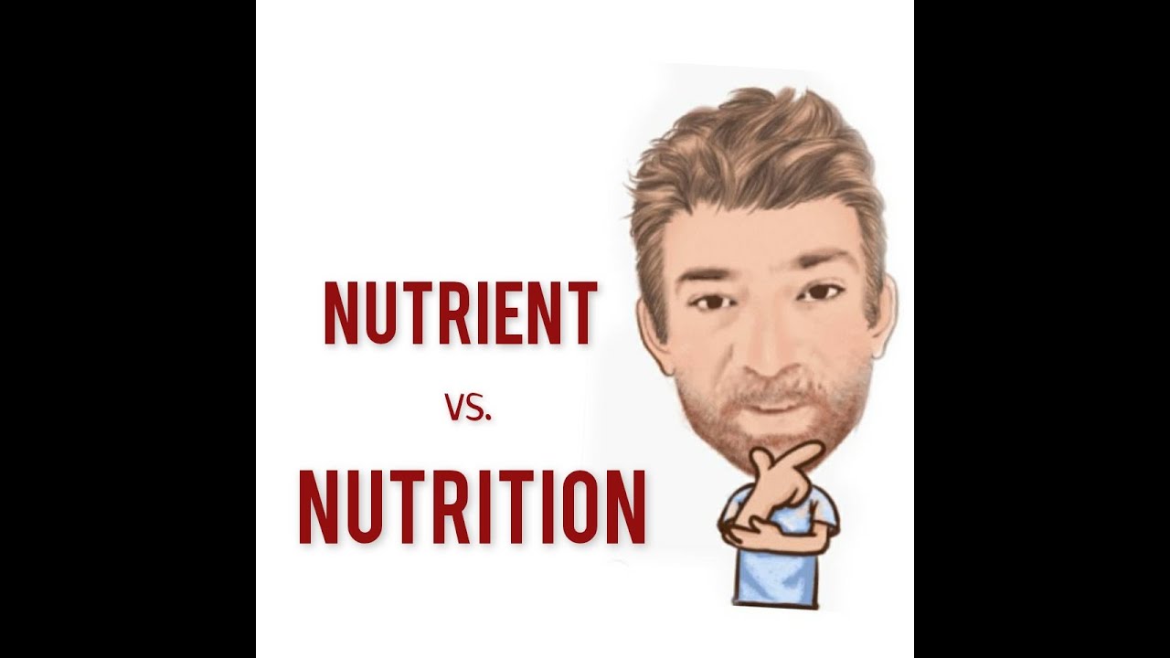 The Difference Between Nutrient and Nutrition - Lesson (762) English Tutor Nick P
