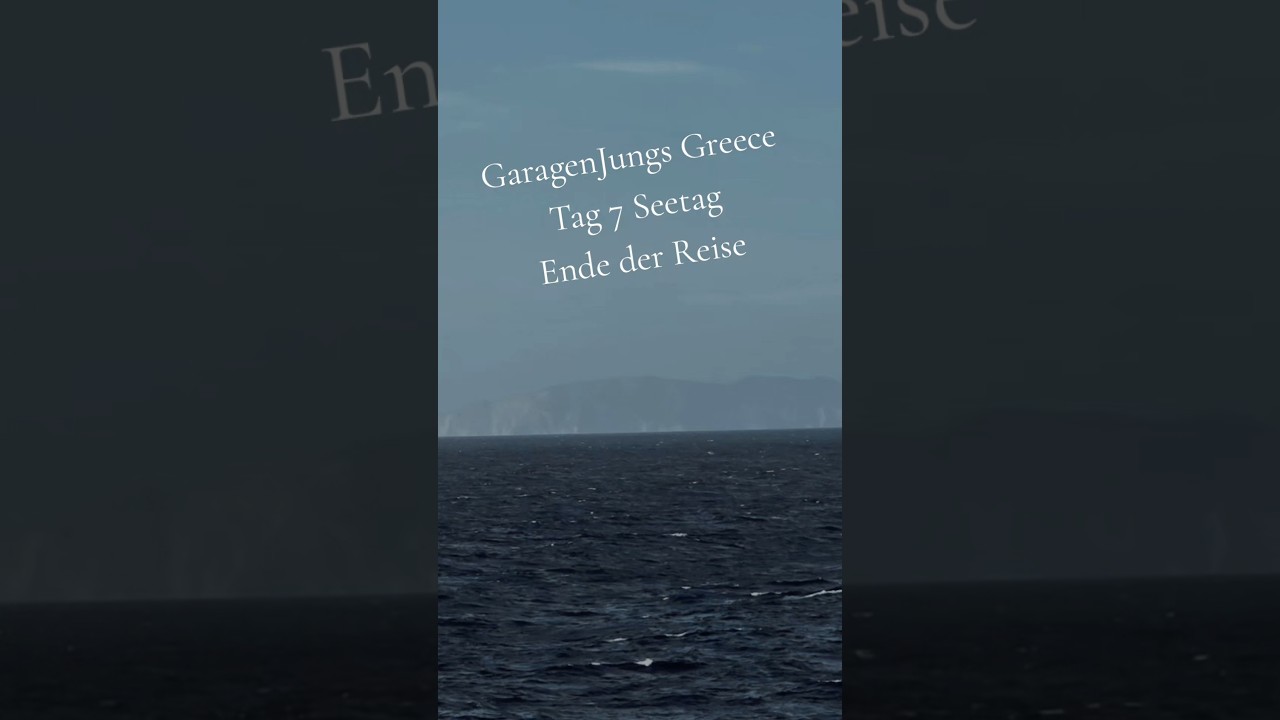 GaragenJungs Greece AIDAblu Tag 7 Seetag 