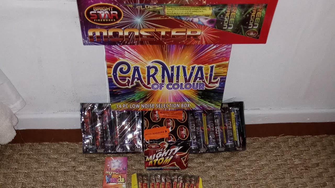 My 2025 small firework stash 