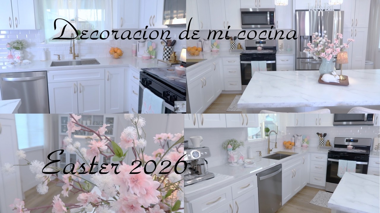 EASTER DECOR,  KITCHEN DECOR|||. DECORACION DE MI COCINA.||  NUEVA MAQUINA PARA CAFE. @GARVEE