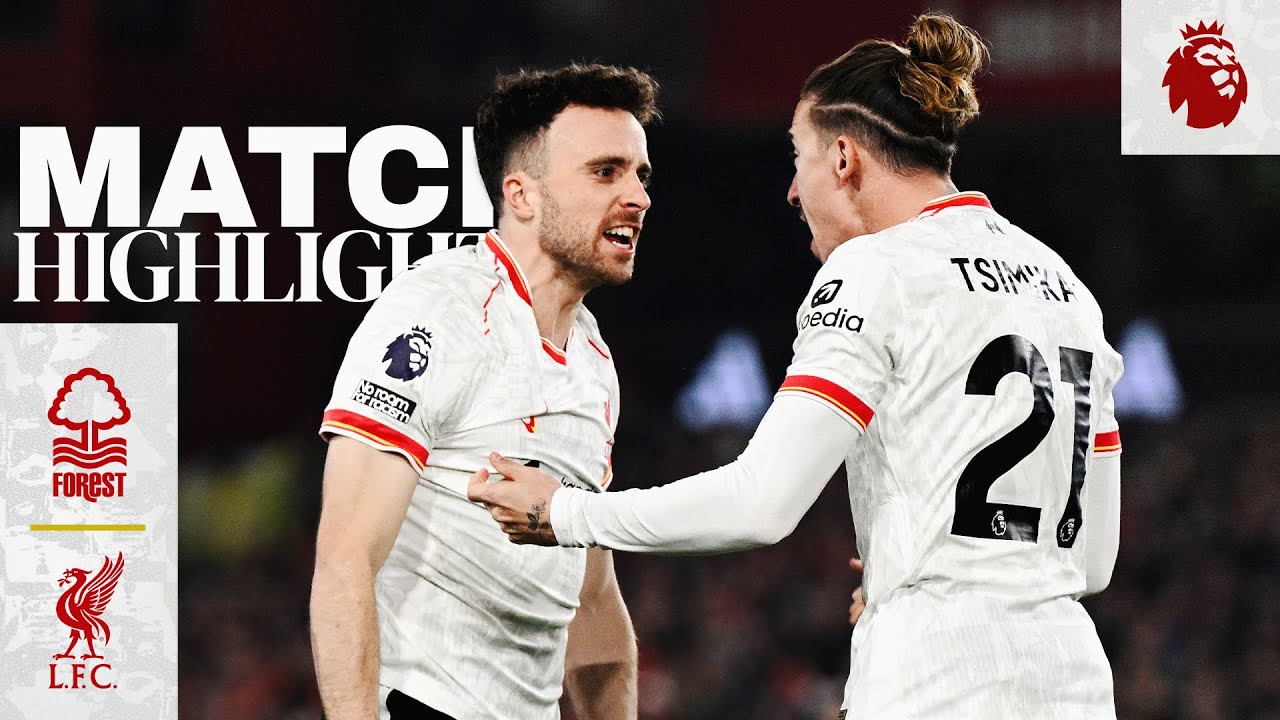 Highlights: Nottingham Forest vs Liverpool | Record-breaking Jota goal