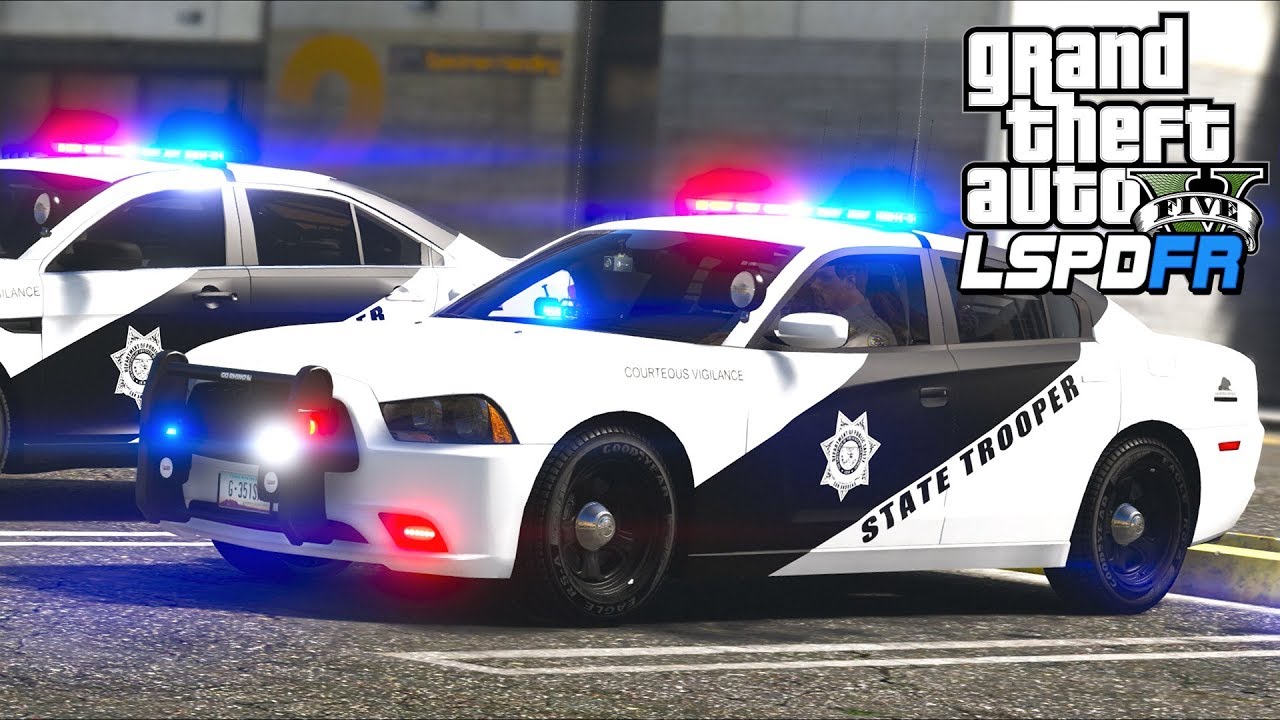 GTA 5 - LSPDFR Ep361 - New State Troopers!!