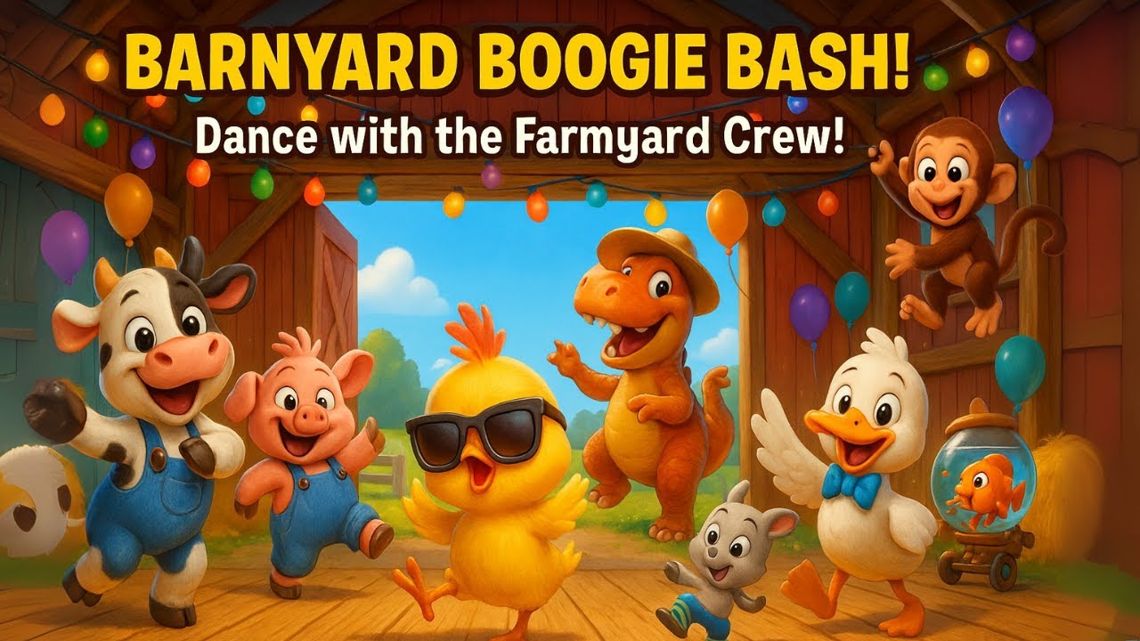 Barnyard Boogie Bash! 🐔🎶 Dance with the Farmyard Crew!