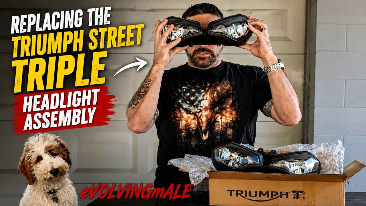 Replacement Headlight for Triumph Street Triple rs
