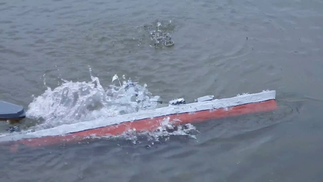 Barry's Beautiful Sink - IRCWCC Spring Regionals 2nd Sortie  RC Warship Combat