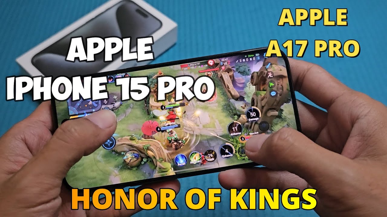 Honor of Kings in Apple iPhone 15 Pro