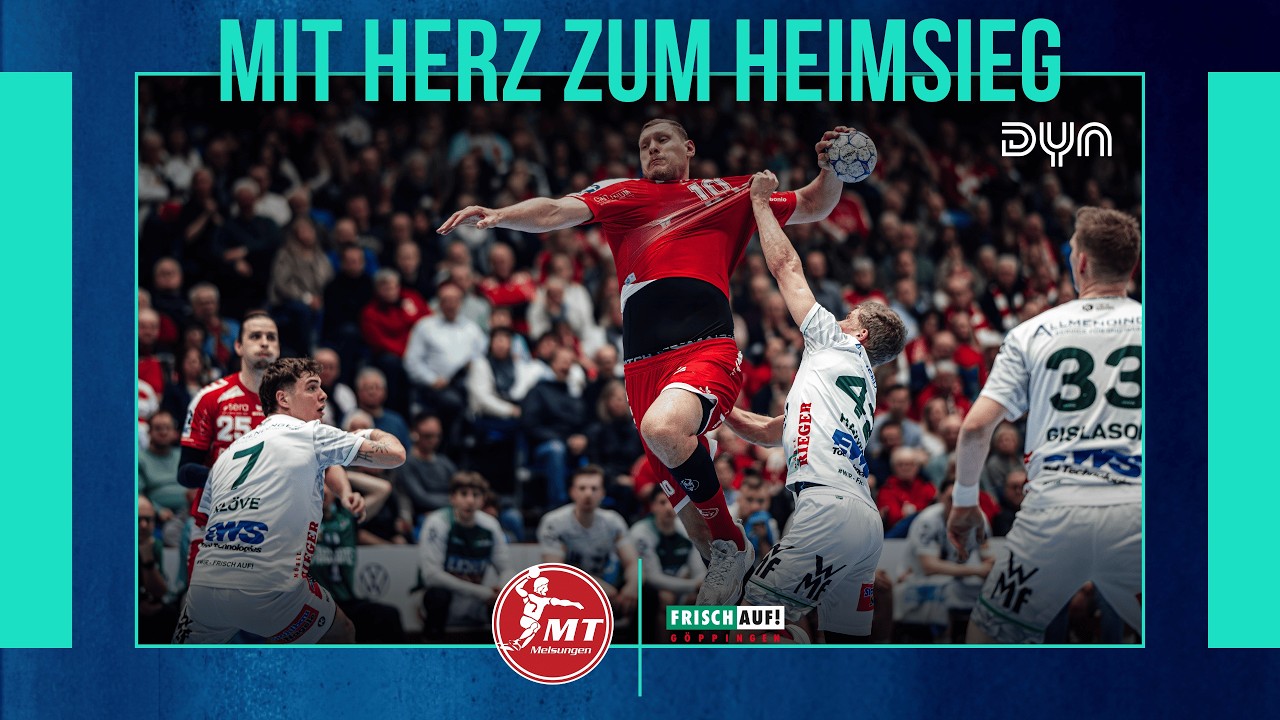 Highlights: MT Melsungen - FRISCH AUF! G&ouml;ppingen (Saison 2025/26) DAIKIN HBL | Dyn Handball