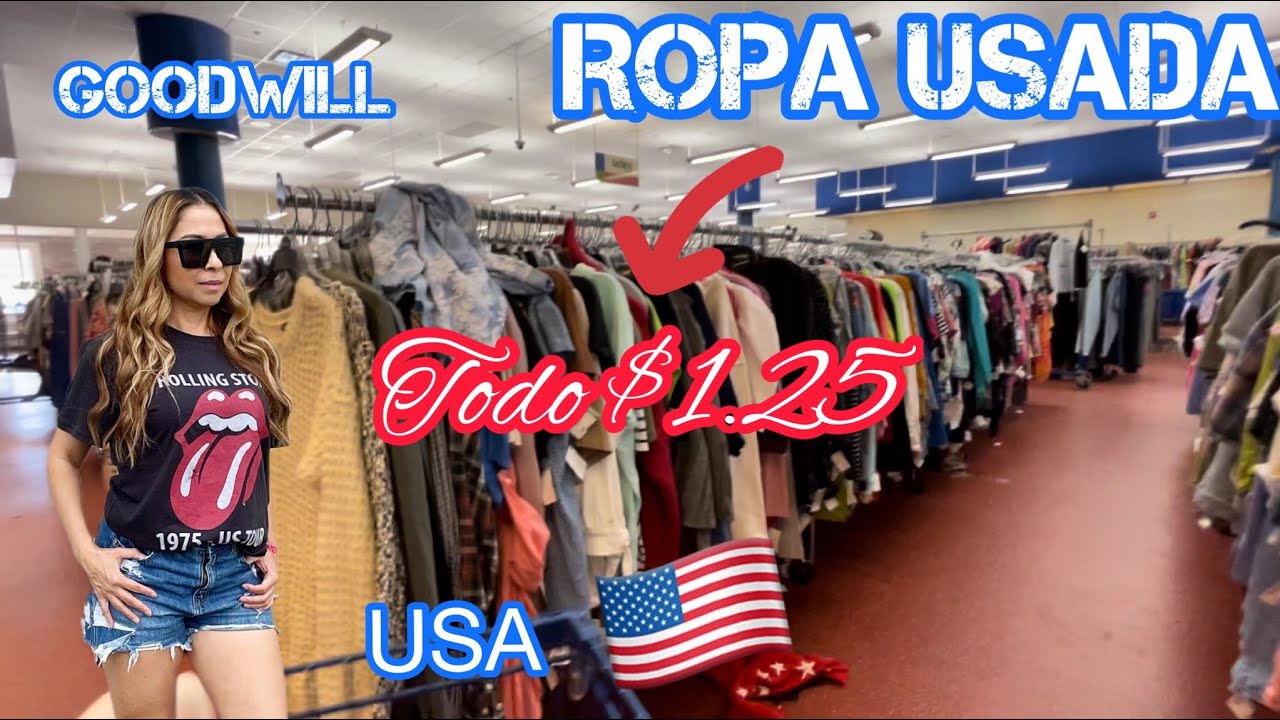 ROPA de segunda mano en Goodwill*etiqueta roja🚨 $1.25😱