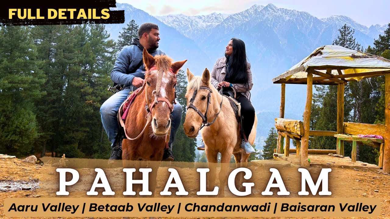 A Day In Pahalgam Kashmir | Betaab Valley | Chandanwadi | Aaru Valley | Baisaran Valley | In Detail