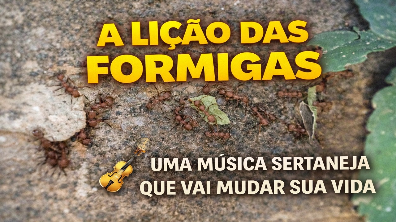 A Lição das Formigas – A Música Sertaneja Reflexiva Que Vai Mudar Sua Maneira de Pensar