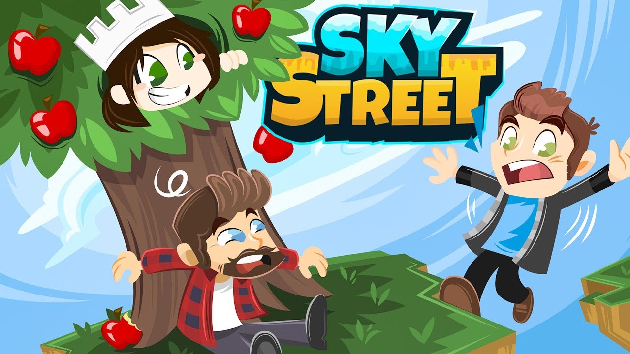 WE'RE STUCK WITH EACHOTHER NOW! | Minecraft SkyStreet #1
