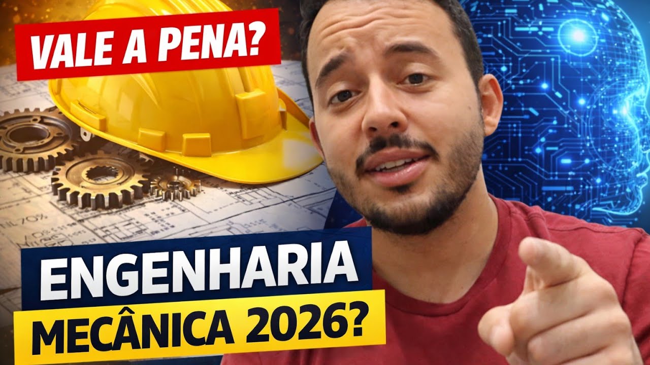 VALE A PENA ESTUDAR ENGENHARIA MECÂNICA EM 2026?