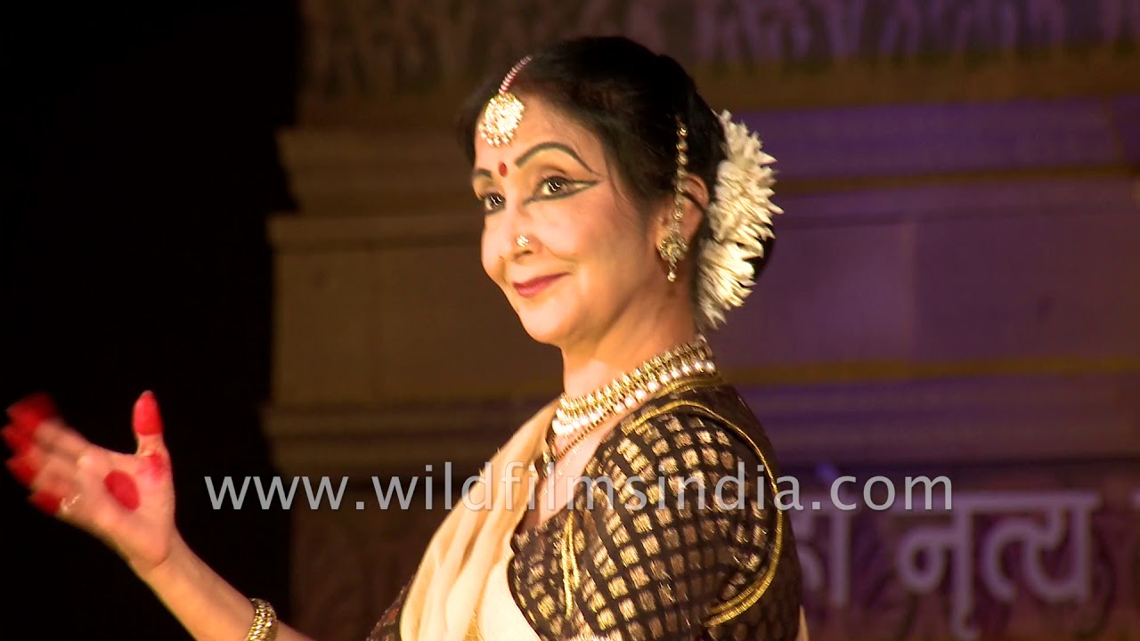 Indian classical dancer Durga Arya performs Kathak