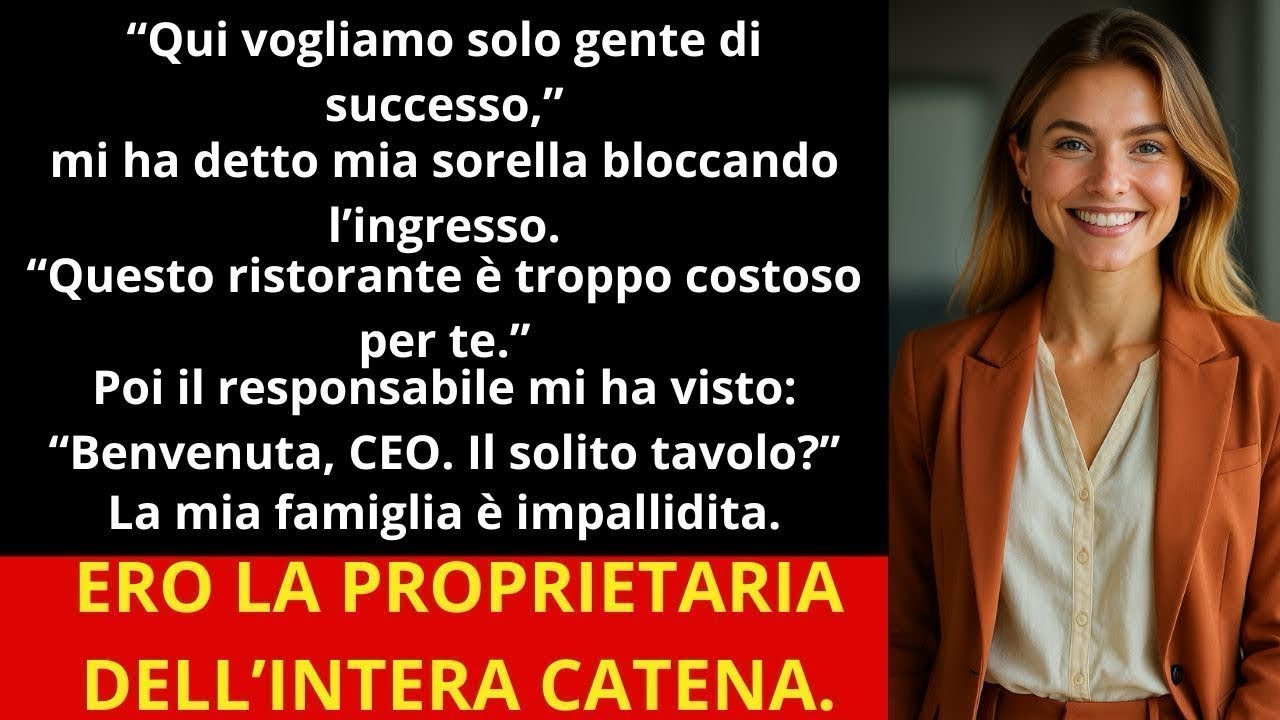 Mi hanno cacciata dal compleanno di papà perché “povera” Poi la sicurezza mi ha chiamata Signora