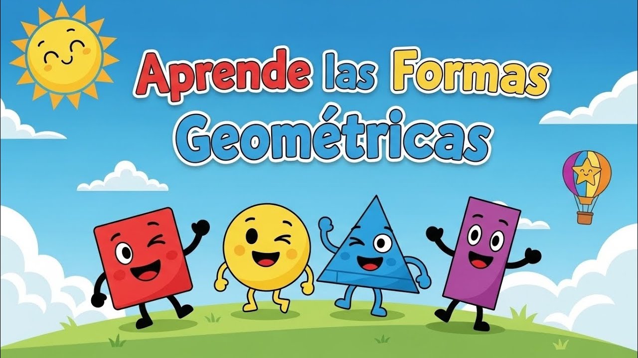 🎵 Canción Infantil: Aprende las Formas Geométricas 🔺🟦🟢 Divertido y Educativo para Niños 🧒👧