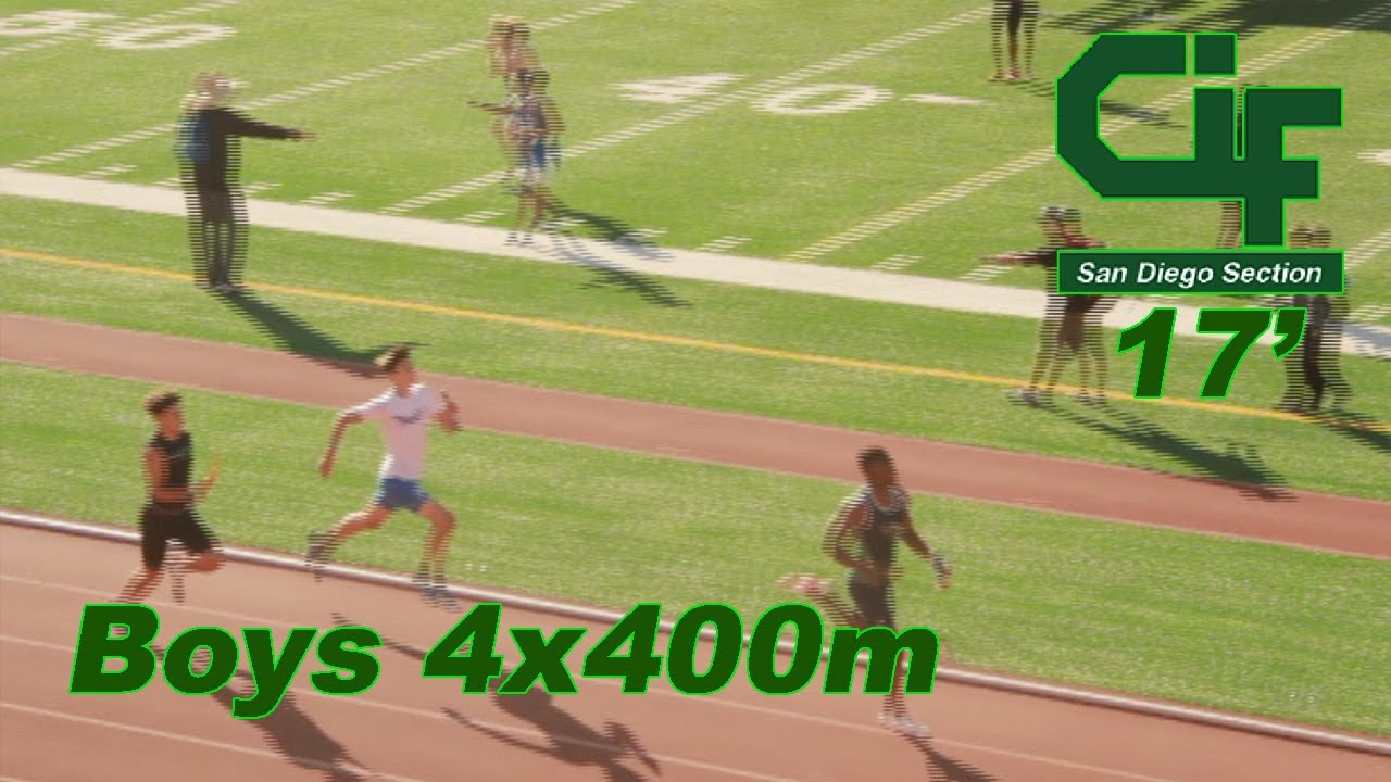 17' CIF SD T&F Finals-Boys 4x400m