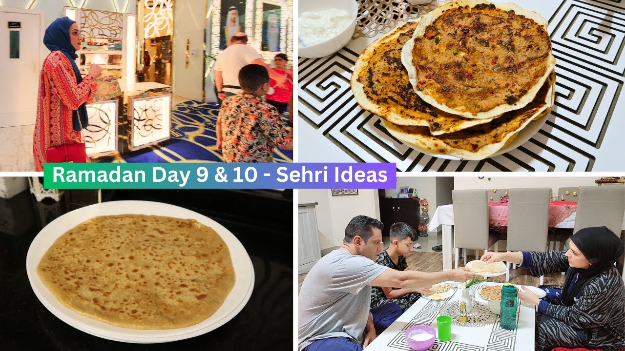 Back to Back Sehri aur no iftari 🤷‍♀️ Mein kahan thi - Meat Roti - Paneer Paratha🌙