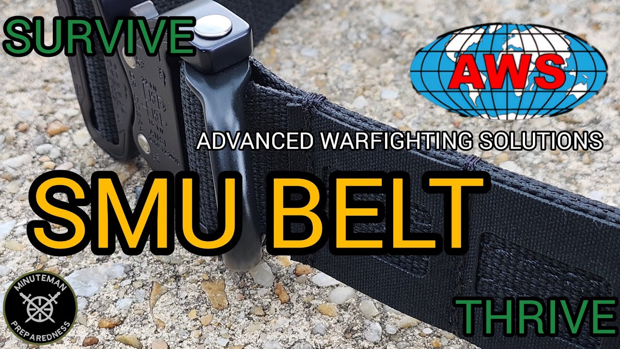 ⚔️⚡️BATTLE/GUN/DUTY BELT | AWS SMU BELT