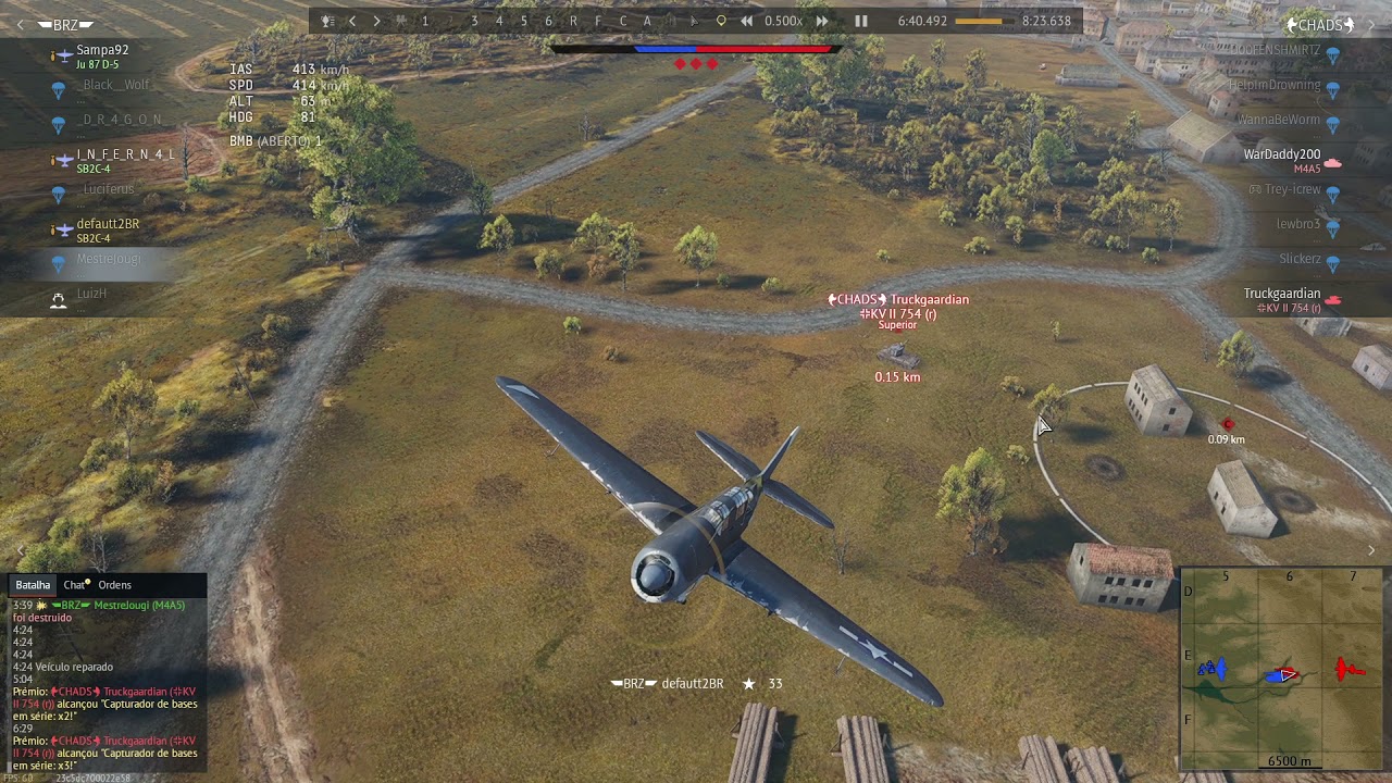 War Thunder TUTORIAL - defautt ensina como atacar o solo(m&eacute;todo kami-quase)