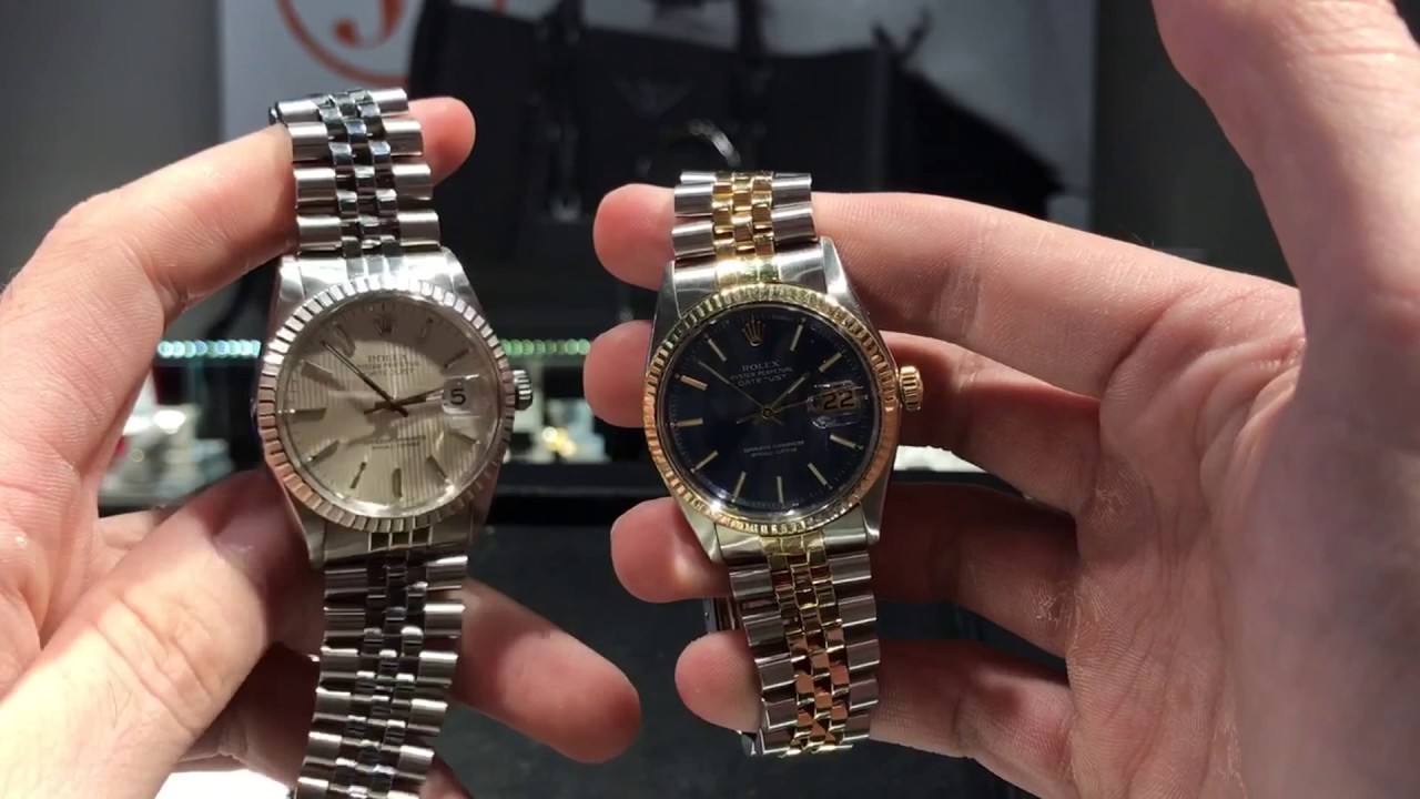 TwoTone Rolex DateJust VS Steel Rolex DateJust