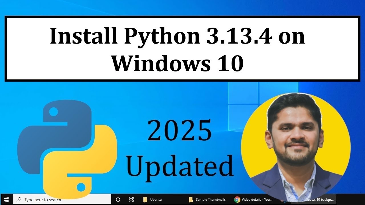 How to install Python 3.13.4 on Windows 10