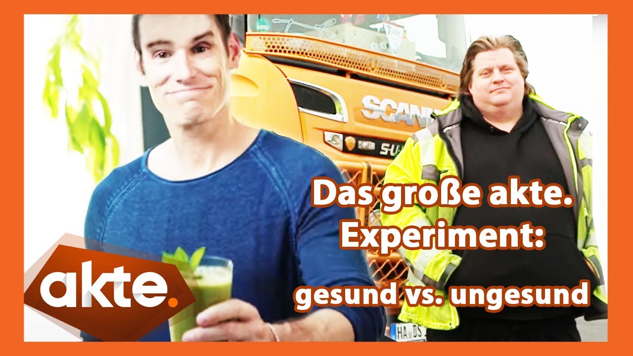 Gesund vs. Ungesund - Kann der Trucker zu einem gesunden Lebensstil überzeugt werden? | Akte | SAT.1