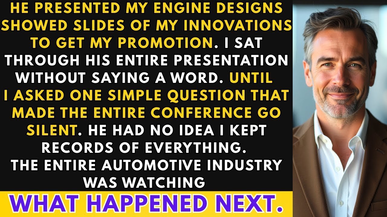 My Coworker Got Promoted By Stealing My Engine Designs - Except I Had All The Evidence