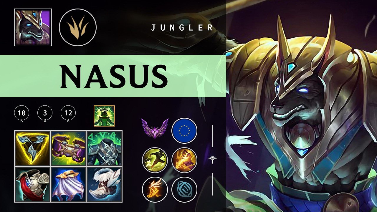 Nasus Jungle vs Nunu & Willump - EUW Master Patch 26.05