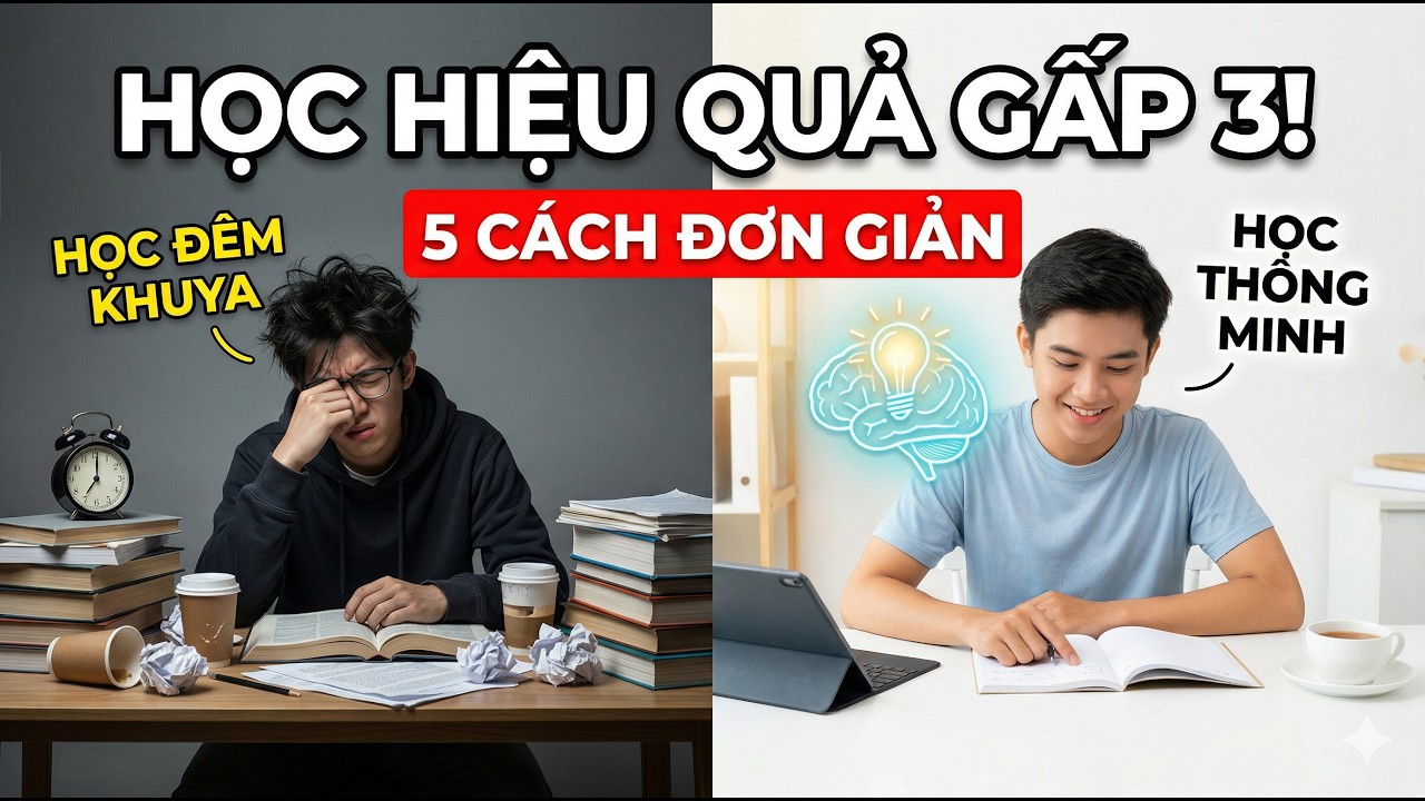 5 Cách Tăng Hiệu Quả Học Tập.