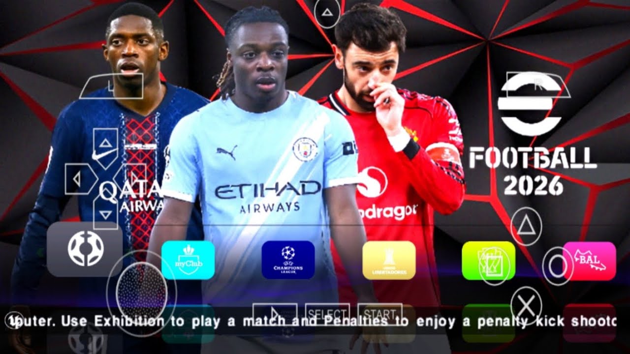 Efootball 2026 PPSSPP ORIGINAL ISO DOWNLOAD PES 2026 PSP FULL KITS 26 & TRANSFERS 4K GRAPHICS