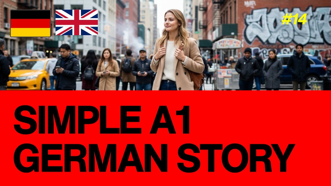 Why I LIED in my German Job Interview - A1 Simple German Story