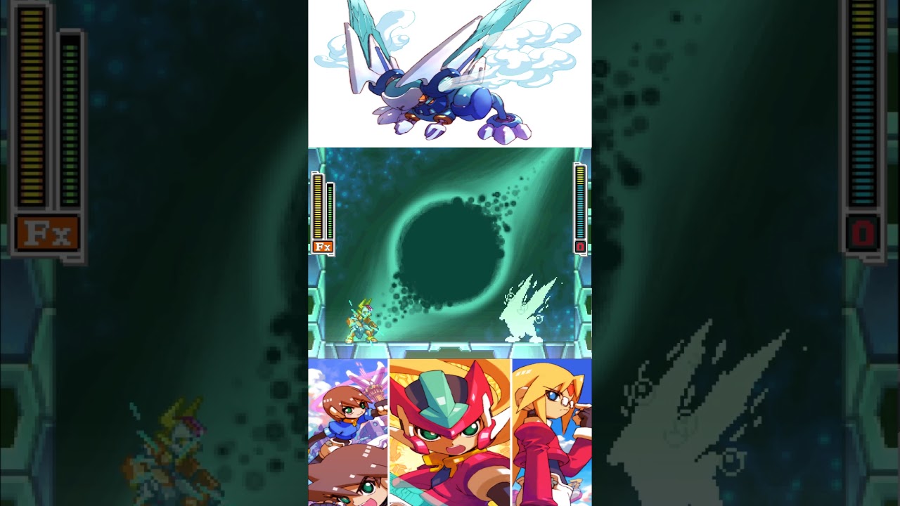 Mega Man Zx Vs. Childre Inarabitta (No Damage, Speed Kill Model Fx)