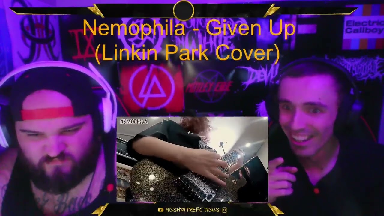 Nemophila - Given Up (Linkin Park Cover) | She held the scream! {Reaction}