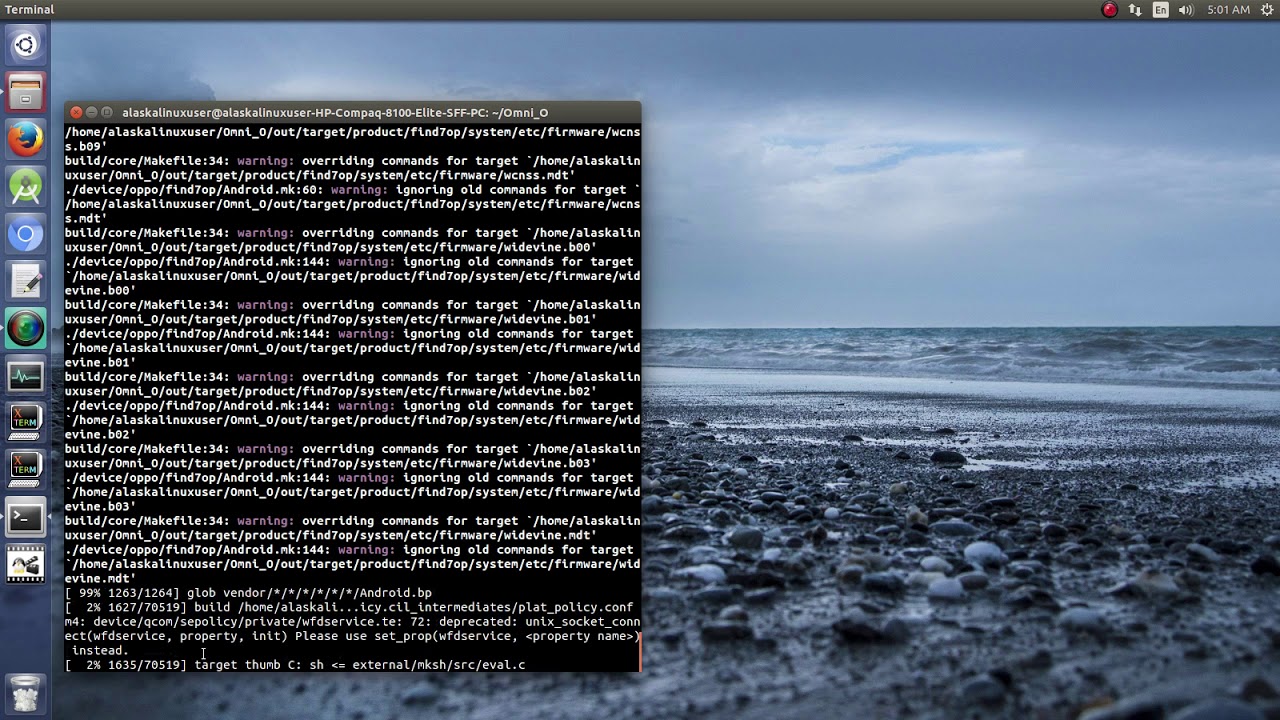Compile OmniRom Oreo: During the build