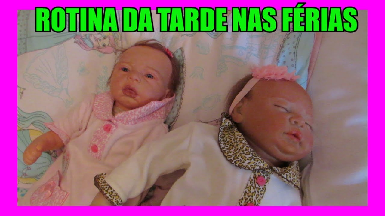 ROTINA DA TARDE DAS BEBÊS REBORN BIANCA  E CLARA NAS FÉRIAS
