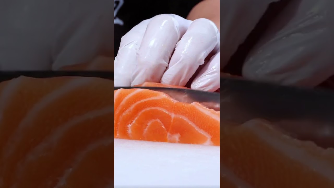 Salmon cutting skills full skills! |Knife Skills salmon cutting!